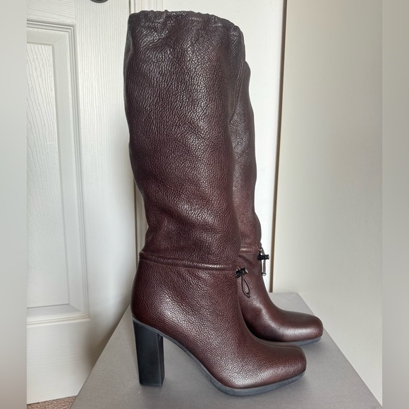 Prada Linea Rossa Tall Boots - Chocolate Brown - size 38 - NEW IN BOX - Picture 11 of 11